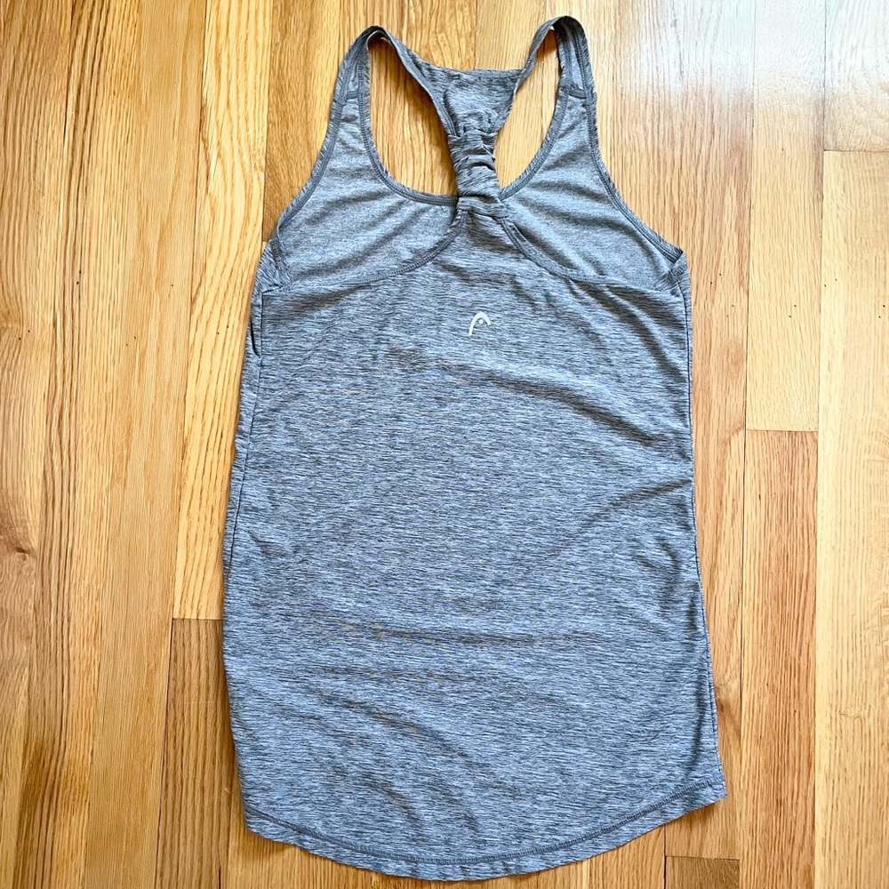 Head Grey Racerback Hi-Lo Tank Top - Picture 9 of 11